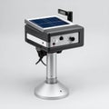 Autonomous Solar Security Device with Motion Sensor Royalty Free Stock Photo