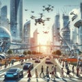 The age of autonomous intelligence Royalty Free Stock Photo