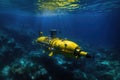 autonomous underwater vehicle auv navigating