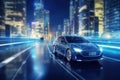 Autonomous Vehicles. Self-Driving Car AI Generated