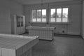 Autopsy room medical post mortem table in Sachsenhausen Concentration Camp in Germany Royalty Free Stock Photo