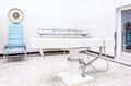 Autopsy tables in morgue Royalty Free Stock Photo