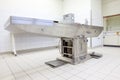 Autopsy tables in morgue Royalty Free Stock Photo