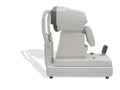 Autorefractor fore checking patient on white background