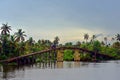 Autorickshaw on bridge