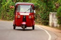 Autorickshaw on the road, Sri Lanka