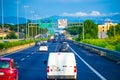 Autostrada A1 Rome Italy Royalty Free Stock Photo