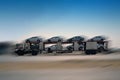Autotransporter on the road Royalty Free Stock Photo