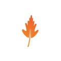 Autum Leaf Logo Royalty Free Stock Photo