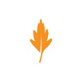 Autum Leaf Logo Royalty Free Stock Photo
