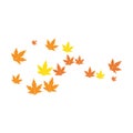 Autum Leaf Logo Royalty Free Stock Photo