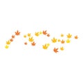 Autum Leaf Logo Royalty Free Stock Photo