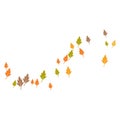 Autum Leaf Logo Royalty Free Stock Photo