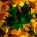 Autumn Abstract Triangle Background