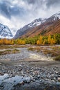 Autumn in the Aktru River Valley