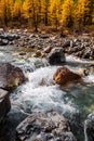 Autumn in the Aktru River Valley