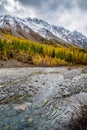 Autumn in the Aktru River Valley