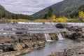 Autumn along the Kootenai River. Royalty Free Stock Photo