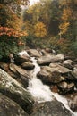 Autumn along the Whitewater river Royalty Free Stock Photo