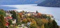 Autumn in the alpine town of Millstatt am See, situated on the shore of the Millstatt lake. Austria