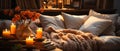 Autumn Ambiance: Cozy Nights with Candles, Coffee Table Books, a