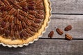 Autumn american pecan pie Royalty Free Stock Photo