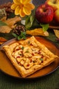 Autumn apple tart Royalty Free Stock Photo