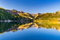 Autumn Aspen Trees Morning Reflection Royalty Free Stock Photo