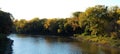 Autumn on the Assiniboine River Royalty Free Stock Photo