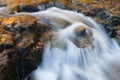 Autumn, Autrain Falls Cascade Royalty Free Stock Photo