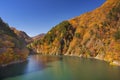 Autumn at Azusa Lake in the Japanese Alps Royalty Free Stock Photo