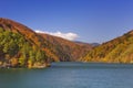 Autumn at Azusa Lake in the Japanese Alps Royalty Free Stock Photo