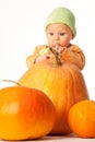 Autumn baby Royalty Free Stock Photo