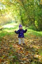 Autumn baby walk