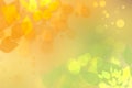 Autumn background. Abstract festive autumn gradient golden pastel bright background texture with leaves. Indian summer. Space Royalty Free Stock Photo