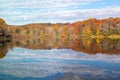 Autumn Background Lake Fairfax in Reston, Virginia