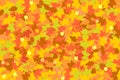 Autumn background of fallen leaves Royalty Free Stock Photo