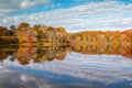 Autumn Background Lake Fairfax Park in Reston, Virginia
