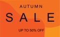 Autumn background sales design, vector