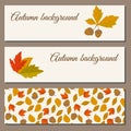 Autumn background vector illustration Royalty Free Stock Photo