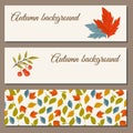 Autumn background vector illustration Royalty Free Stock Photo