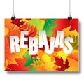 Autumn Banner Isolated Royalty Free Stock Photo