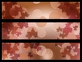 Autumn banners