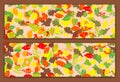 Autumn banners