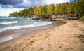 Autumn Beach On Lake Superior Royalty Free Stock Photo