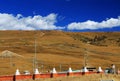 The autumn beauty of Qinghai Tibet Plateau Royalty Free Stock Photo
