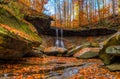 Autumn at Blue Hen Falls Royalty Free Stock Photo