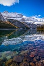 Autumn at Boom Lake in Banff National Park, Alberta