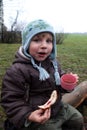 Autumn boy portrait Royalty Free Stock Photo