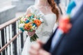 Autumn, bridal bouquet